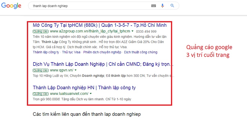Dịch vụ chạy quảng cáo google adword tại Minh Dương Media