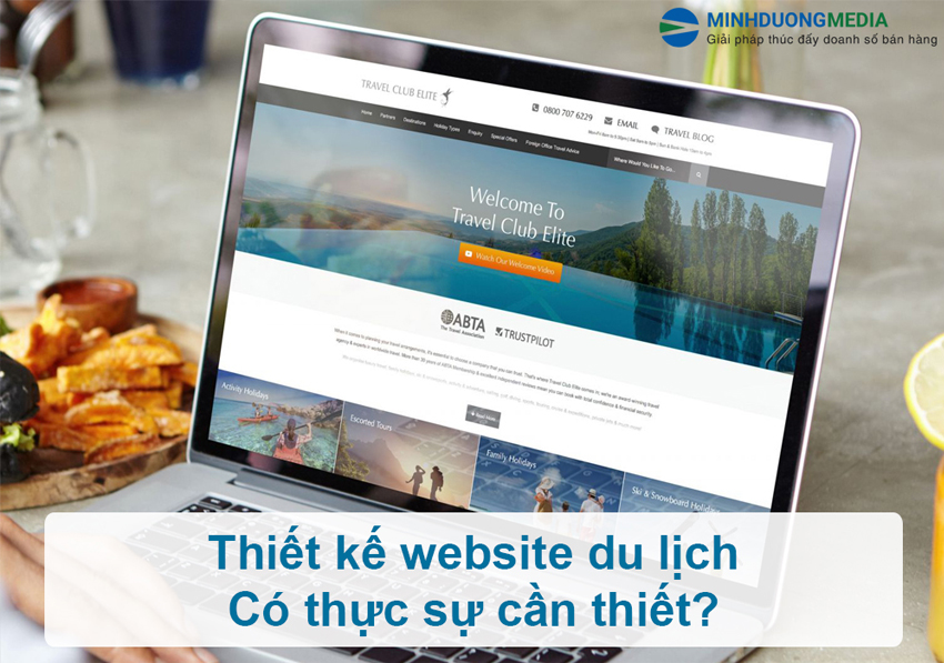 thiết kế website du lịch lữ hành