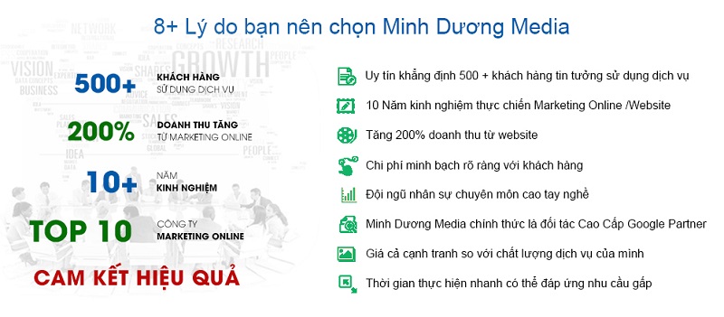 Minh Dương - Đơn vị thiết kế Website Top 1