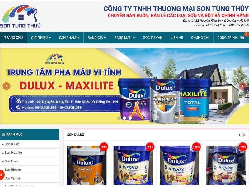 CÔNG TY TNHH THƯƠNG MẠI SƠN TÙNG THỦY