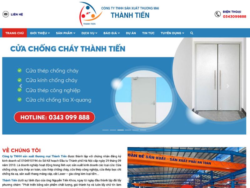 Công ty TNHH sản xuất thương mại Thành Tiến