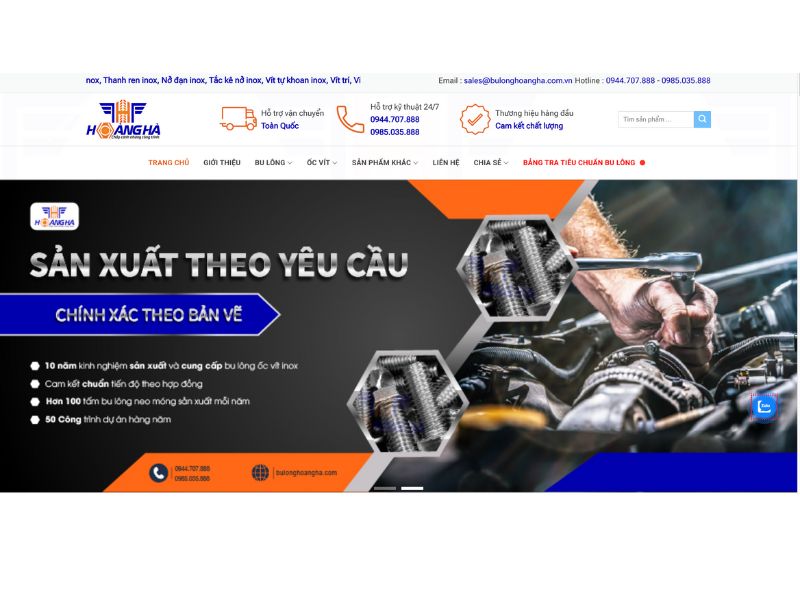 CÔNG TY TNHH SẢN XUẤT VÀ XUẤT NHẬP KHẨU HOÀNG HÀ