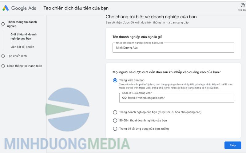 Đăng nhập Google Ads
