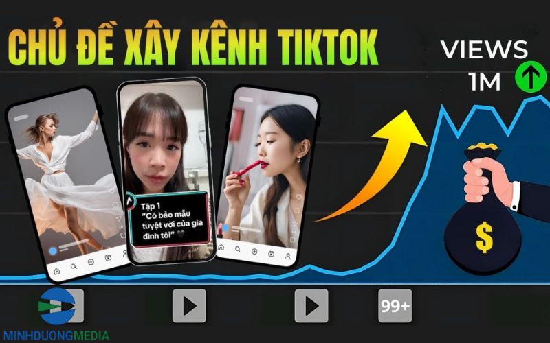 20+ Các chủ đề xây dựng kênh TikTok từ con số 0 dễ lên xu hướng