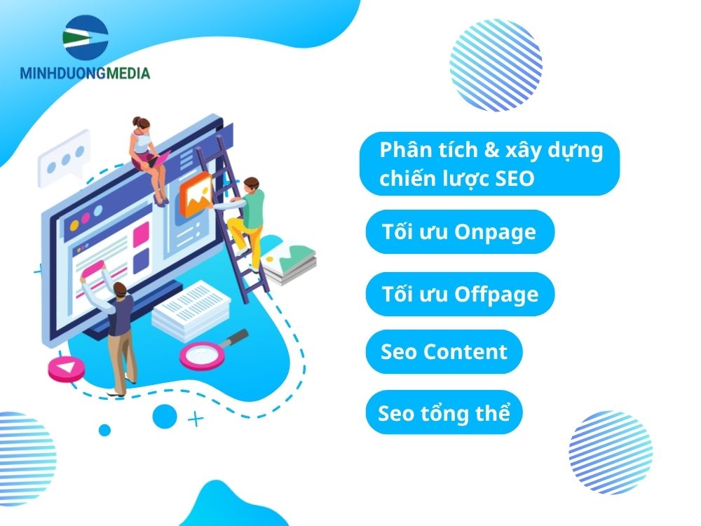Dịch vụ SEO tổng thể chuyên nghiệp bao gồm các công việc gì?