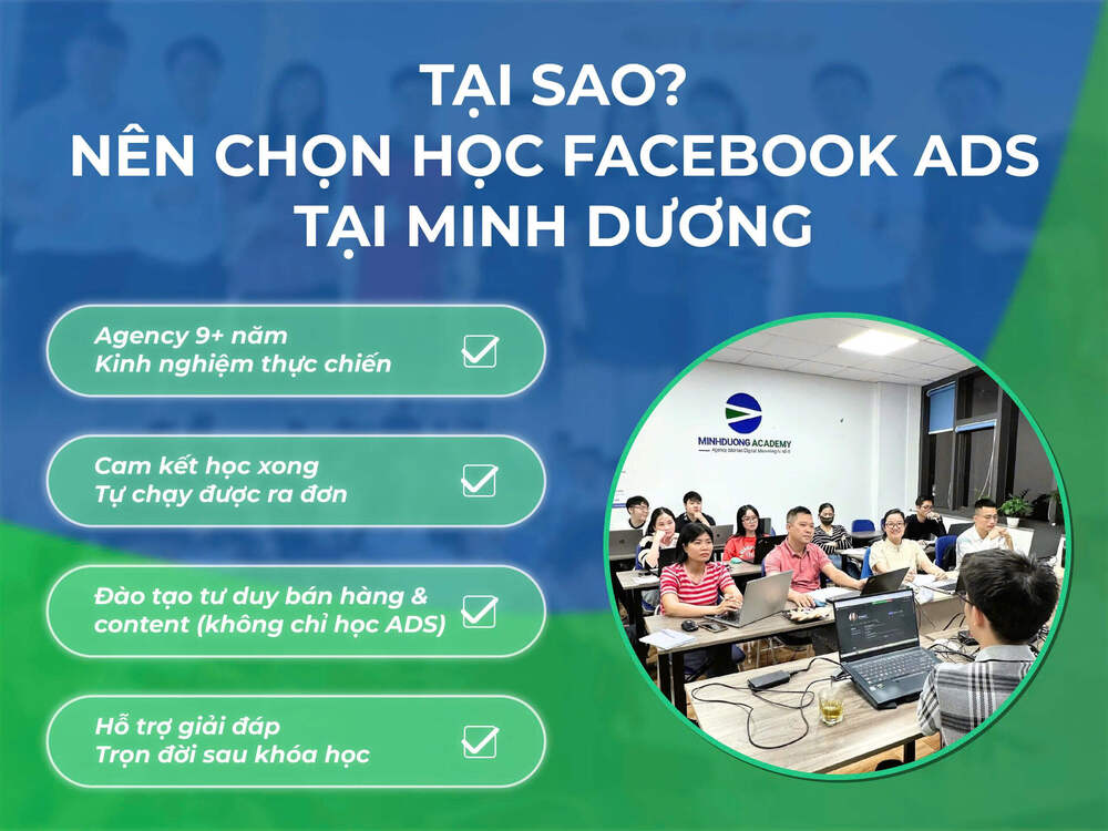 Tại sao nên chọn học Facebook Ads tại Minh Dương