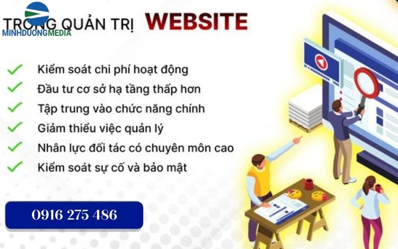 Tầm quan trọng của việc quản trị website