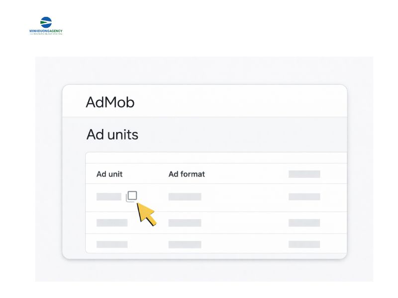 Thiết lập vị trí quảng cáo trong ứng dụng