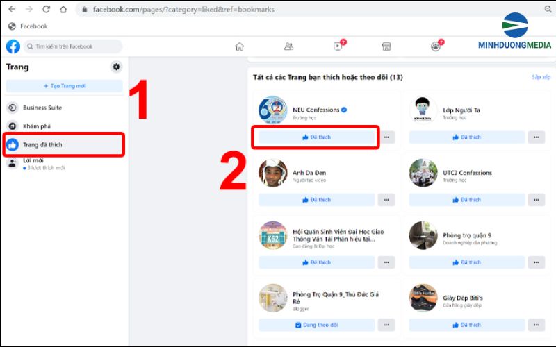 Theo dõi nhóm người đã thích page giúp bạn hiểu rõ đối tượng quan tâm đến thương hiệu