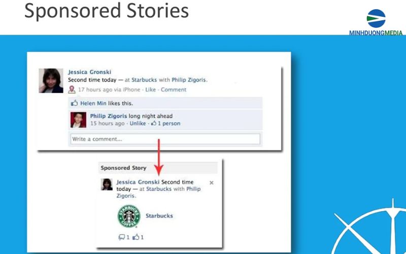 Sử dụng chức năng “Sponsor Stories” khi marketing trên Facebook