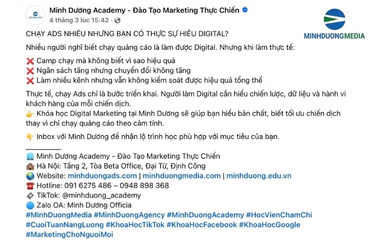 Nội dung quảng cáo