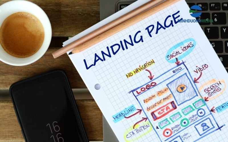 Landing page (trang đích) cũng là yếu tố có thể ảnh hưởng đến thời gian xét duyệt quảng cáo