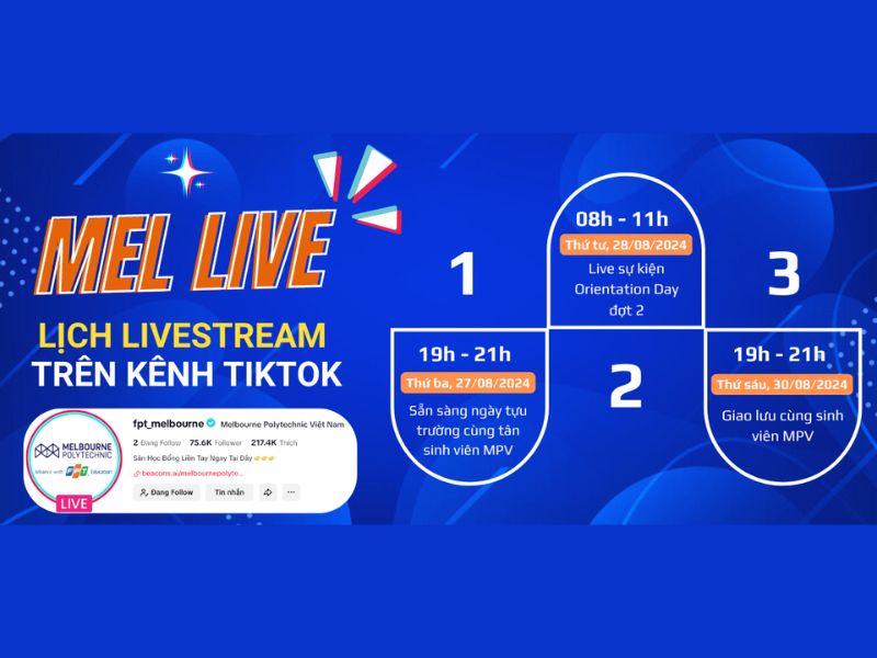 Thông báo, nhắc lại lịch livestream cho người xem nhớ