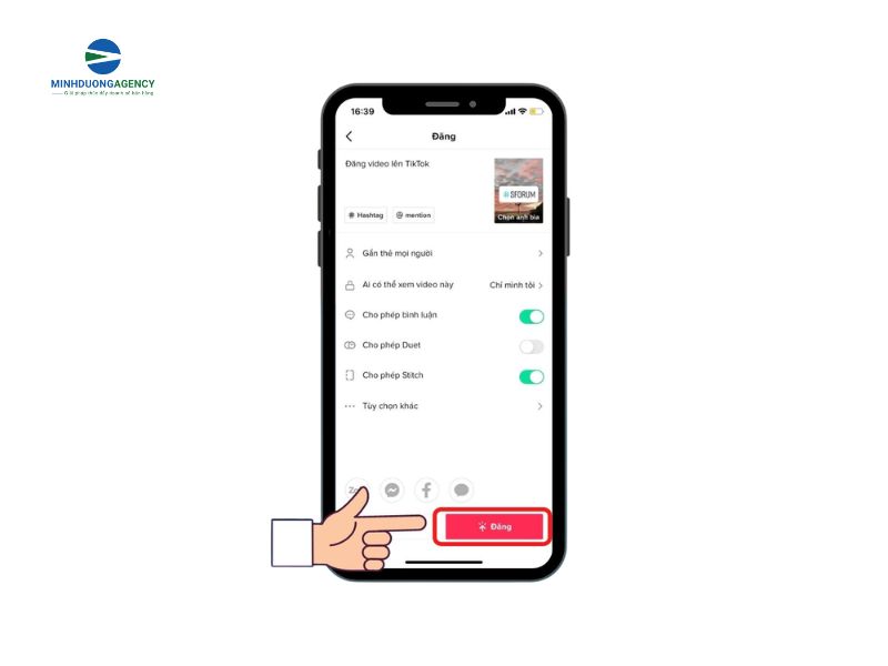Đăng video không đều theo lịch