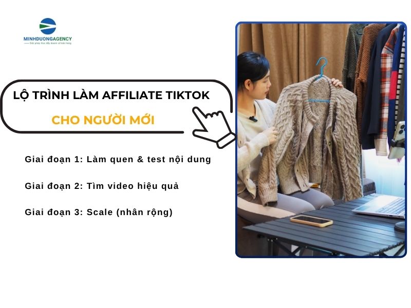 Lộ trình làm affiliate cho người mới bắt đầu