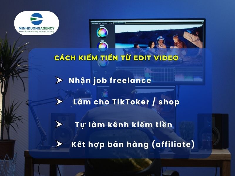 Cách kiếm tiền từ edit video hiệu quả