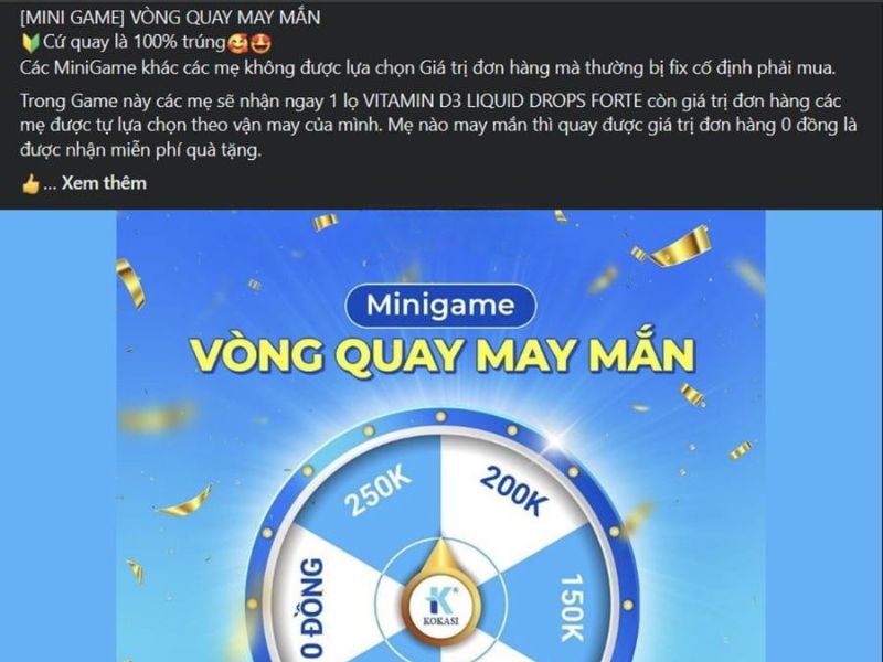 Tổ chức mini game để kéo tương tác