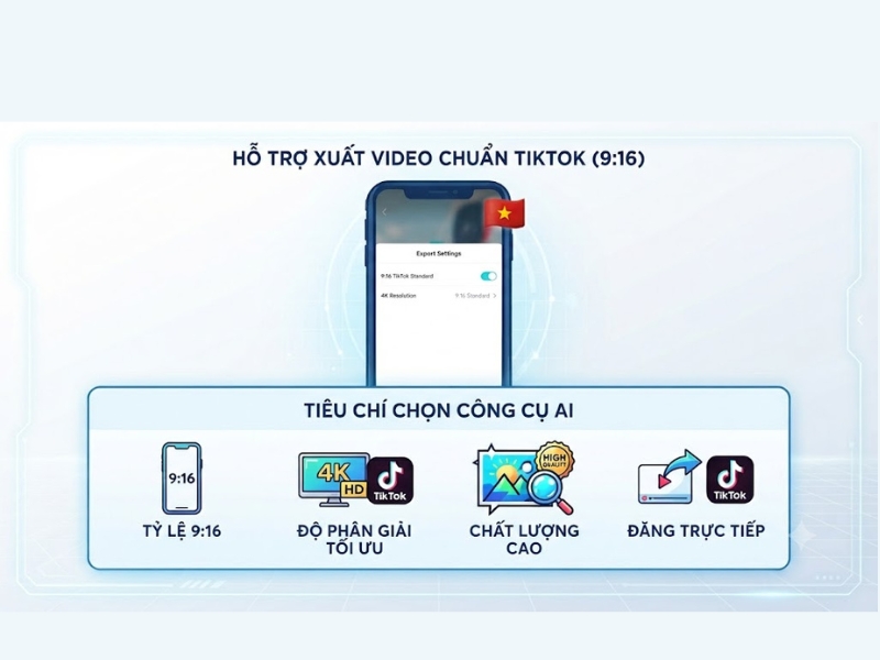 Công cụ AI làm video TikTok