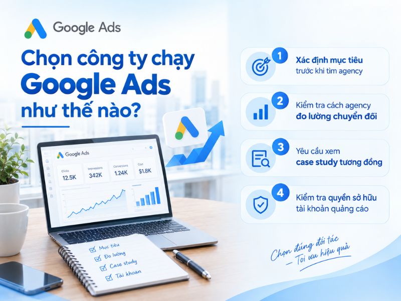 Công ty chạy quảng cáo Google Ads