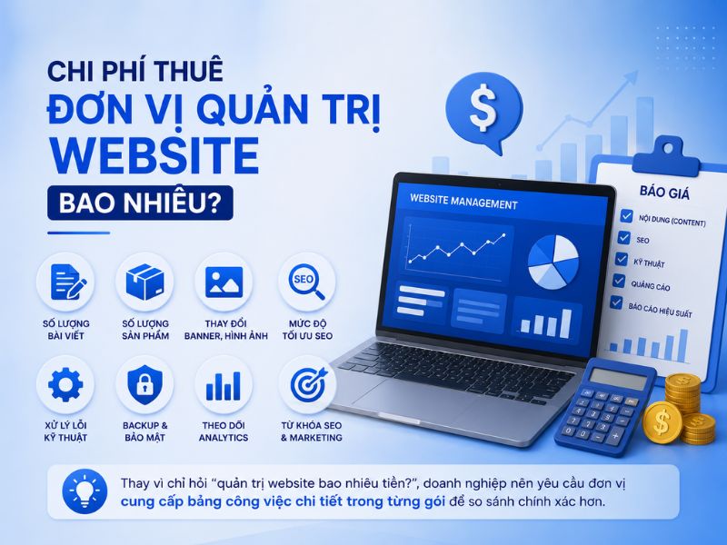 Đơn vị quản trị website
