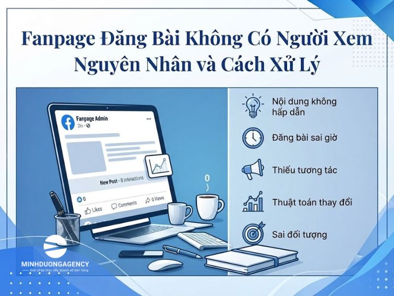 Fanpage đăng bài không có người xem