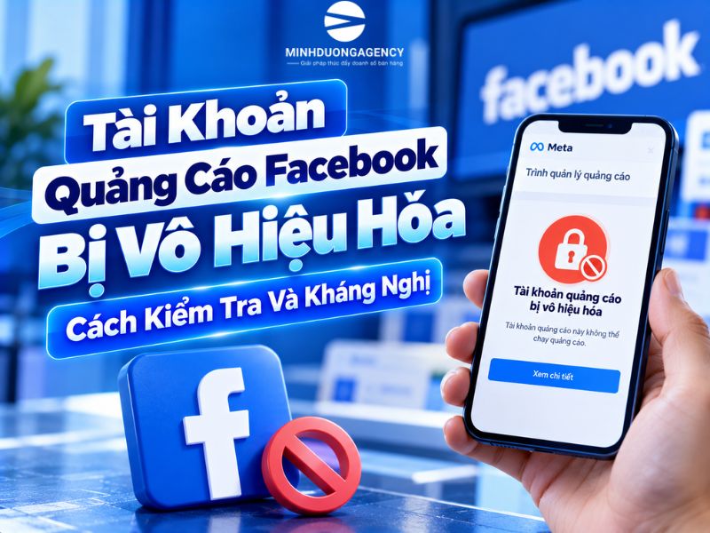 Tài khoản quảng cáo Facebook bị vô hiệu hóa